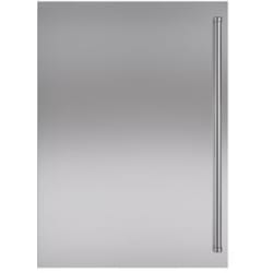 Classic Stainless Door Panel  - Classic 30" Stainless Steel Dual Flush Inset Door Panel with Pro Handle view