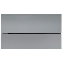 Flush Inset Grill Panel - Classic 48" Stainless Steel Flush Inset Grille Panel view