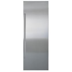 Classic Stainless Refrigerator Door Panel  - Classic 36" Stainless Steel Flush Inset Refrigerator Door Panel with Pro Handle view