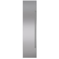 Stainless Steel Freezer Door Panel  - Classic 48" Stainless Steel Flush Inset Freezer Door Panel with Pro Handle view