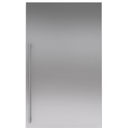 Stainless Steel Door Panel, Tubular Handle - Right Hinge - front view