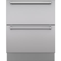 Stainless Steel Drawer Panels (2-Panel Set)  - Integrated Stainless Steel 27" Drawer Panels with Pro Handles view
