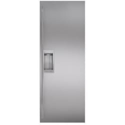 Refrigerator Door Panel  - Classic 48" Stainless Steel Flush Inset Refrigerator Door Panel with Tubular Handle view