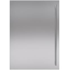 Single Flush Inset Door Panel  - Classic 30" Stainless Steel Flush Inset Door Panel with Tubular Handle view