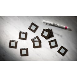 15 Writable Inventory Tiles for Wine Storage - Front View view