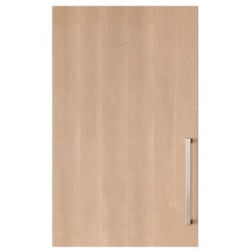 30 Inch Solid Left-Hinge Door for Custom Paneling - IW30R - Integrated Solid Panel Ready 30" Tall Wine Storage Door - Left Hinge view