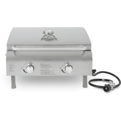 23 Inch Portable Tabletop Gas Grill - Front View view