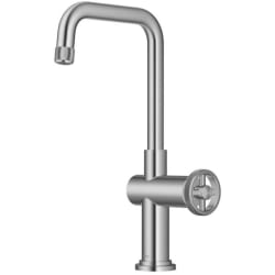 12 3/8 Inch Industrial Single Handle Kitchen Bar Faucet  - Industrial Single Handle Kitchen Bar Faucet in Spot-Free Stainless Steel view