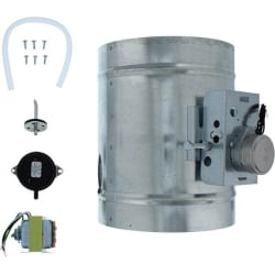 Make-up Air Damper Kit (1,000 CFM Blowers) - front view
