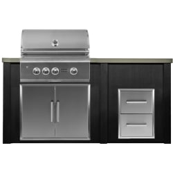 6 Foot Outdoor Kitchen Island  - 6 Foot Outdoor Kitchen Island view