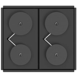 24 Inch Built-In Induction Smart Modular Cooktop  - Induction Cooktop with 4 Heating Elements view