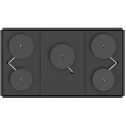 36 Inch Built-In Induction Smart Modular Cooktop  - Induction Cooktop with 5 Heating Elements view