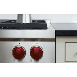 Red Knobs for 36 Inch Range - Red Knobs view