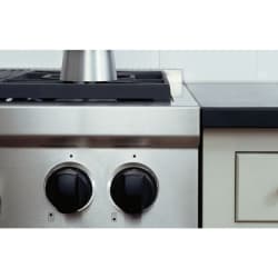 Black Knobs for 48 Inch and 60 Inch Gas Range - Knobs view