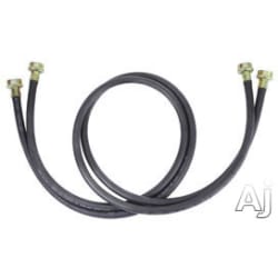 10 ft. Black EPDM Inlet Hoses - 2 Pack - Front View view