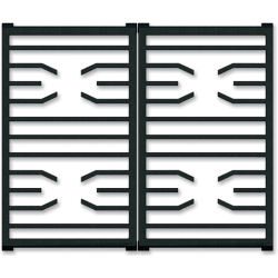 Transitional Style Grate Set: for 30 Inch Cooktops - transitional grate set view