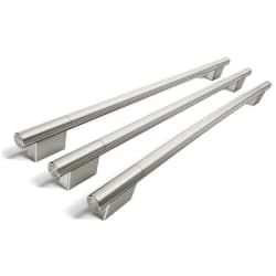 3 Handles Hardware Accessory Kit for 36 Inch Counter-Depth French Door & Side by Side Refrigerators: Stainless Steel - 3 Handles Hardware Accessory Kit for 36 Inch Counter-Depth French Door Refrigerator view