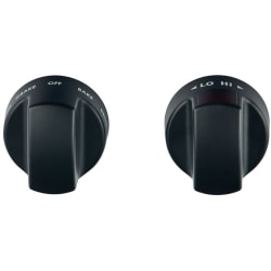 Induction Range Knobs Kit: Black - Induction Range Knobs Kit view