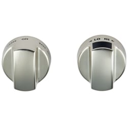 Induction Range Knobs Kit: Stainless Steel - Induction Range Knobs Kit view