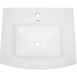 23 Inch Rectangular Drop In Vanity Sink  - 23 Inch Rectangular Drop In Vanity Sink view