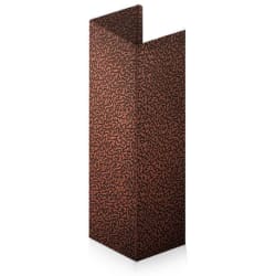 61 Inch Copper Chimney Extension - 61 Inch Extended Chimney and Crown view
