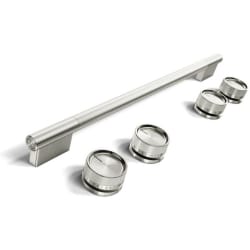 Handle and 4pc Knob Hardware Accessory Kit for Slide-In Convection Range: Stainless Steel - Handle and 4pc Knob Hardware Accessory Kit for Slide-In Convection Range view