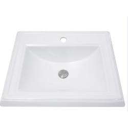 23 Inch Premium Drop In Ceramic Sink  - 23 Inch Premium Drop In Ceramic Sink view