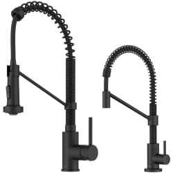 18 3/4 Inch Deck Mount Commercial Pull Down Kitchen Faucet and Water Filter Faucet Combo  - 18 3/4 Inch Deck Mount Commercial Pull Down Kitchen Faucet and Water Filter Faucet Combo view