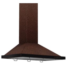 30 Inch Designer Series Wall Range Hood - angled view
