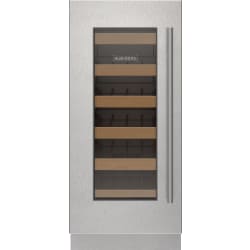 Stainless Steel Glass Door Panel - Tubular Handle, Left Hinge - Stainless Steel Glass Door Panel - Tubular Handle, Left Hinge view
