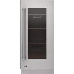 Stainless Steel Glass Door Panel  - Stainless Steel Glass Door Panel With Lock - Pro Handle, Right Hinge view