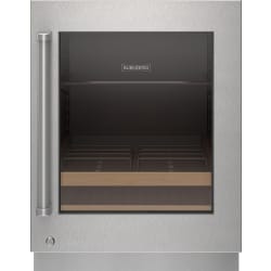 Stainless Steel Glass Door Panel  - Stainless Steel Glass Door Panel With Lock - Pro Handle, Right Hinge view