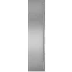Classic 42" Stainless Steel Flush Inset Freezer Door Panel  - stainless steel panel view