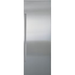 48 Inch Stainless Steel Flush Inset Refrigerator Door Panel  - 48 Inch Stainless Steel Flush Inset Refrigerator Door Panel with Pro Handle view