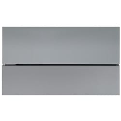 36 Inch Stainless Steel Flush Inset Grille Panel - Grill Plate view