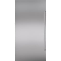 Classic 36" Stainless Steel Flush Inset Door Panel  - Classic 36" Stainless Steel Flush Inset Door Panel with Pro Handle view