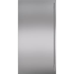 Classic 36" Stainless Steel Flush Inset Door Panel  - Classic 36" Stainless Steel Flush Inset Door Panel with Tubular Handle view