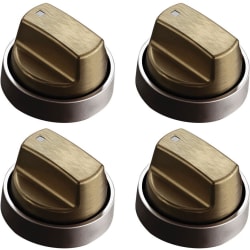 Brushed Brass Knob Kit for 30" Professional Gas Cooktop - 30" Professional Gas Cooktop Brushed Brass Knob Kit view