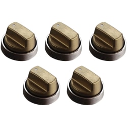 36" Professional Gas Cooktop Brushed Brass Knob Kit - NO CHARGE - 36" Professional Gas Cooktop Brushed Brass Knob Kit view