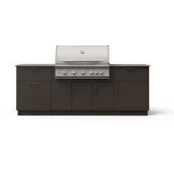 8-Ft Outdoor Kitchen Island  - 8-Ft Outdoor Kitchen Island w/ 40-Inch Premium LTE+ Gas Grill view