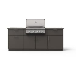 8-Ft Outdoor Kitchen Island  - 8-Ft Outdoor Kitchen Island w/ 32-Inch Premium LTE+ Gas Grill view