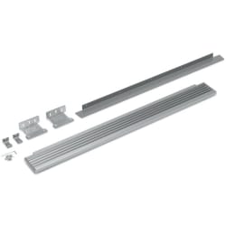 4 Inch Decorative Top Grill for 36 Inch French Door Freestanding Refrigerator/Freezer for 84 Inch Ht. - front view