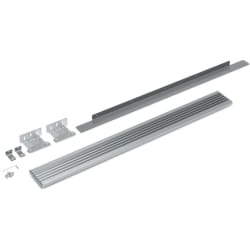 4 Inch Decorative Top Grill for 36 Inch Large Door Freestanding Refrigerator/Freezer for 84 Inch Ht. - front view