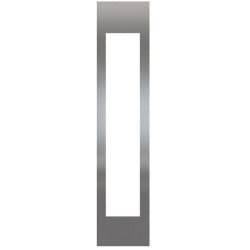 18 Inch Stainless Steel Door Panel  - 18 Inch Stainless Steel Door Panel with Glass for Wine Cooler view