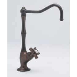 Single 5-Spoke Handle Cast Spout Filter Faucet - Tuscan Brass view