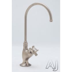 Single Cross-Handle Cast Spout Filter Faucet - Satin Nickel (5-Spoke Handle Shown) view