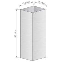 Chimney Extension for Luxor Island - Schematic Drawing view