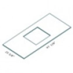 48 Inch Stainless Steel Panel for Loft CTM - Schematic Drawing view
