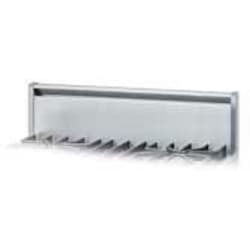 10 Inch High Stainless Steel Backguard - 10" High Backguard view