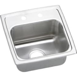 15 Inch Top Mount Single Bowl Stainless Steel Bar Sink - Featured View view
